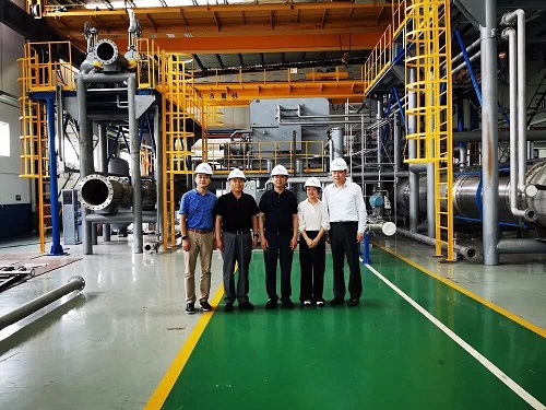 山西晋煤董事长一行访问开山临港工厂